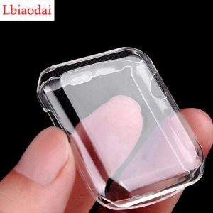 Screen Protector Für Apple Uhr fall 45mm 41mm 44MM 40MM Voll TPU stoßstange Abdeckung 42mm 38MM zubehör iwatch serie 7 SE 6 5 4