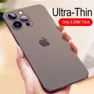 Ultra Dünne Matte Fall Für iPhone 13 Mini 12 11 Pro Xs Max X Xr SE 2020 7 8 6S Plus Transparent ich telefon 13 Pro Hard Cover Co