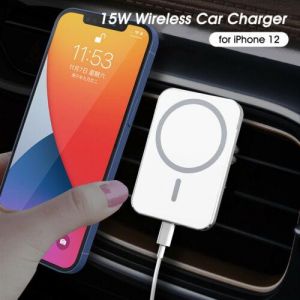 15W Wireless Car Charger Magnetic Mount For iPhone 12/12 Pro/12 mini/12 Pro Max